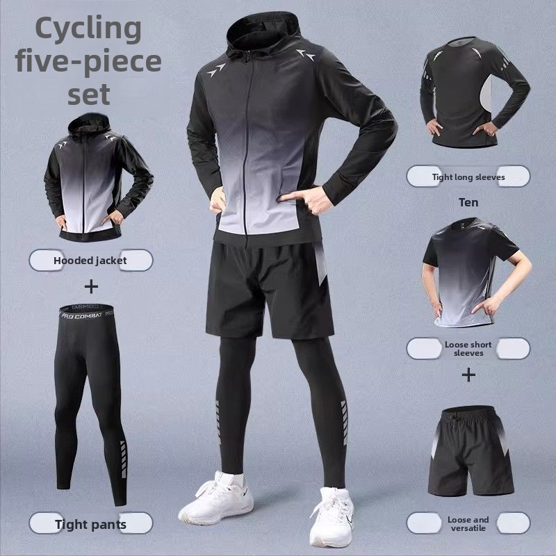 Mountain Biking Outfits Women - Мужской весенне-осенний комплект велосипедной формы с