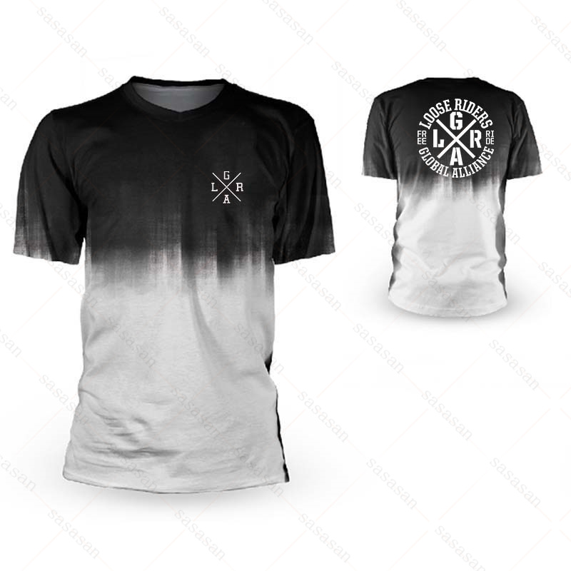 Mountain Biking Shirts - Мужская свободная футболка с коротким рукавом,