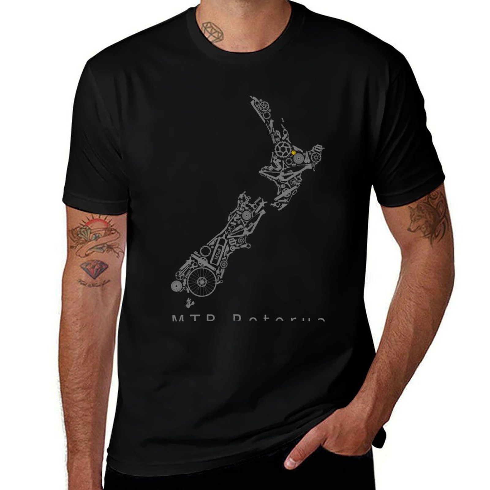 Mountain Biking New Zealand - НОВАЯ ЗЕЛАНДИЯ – MTB Rotorua, футболка