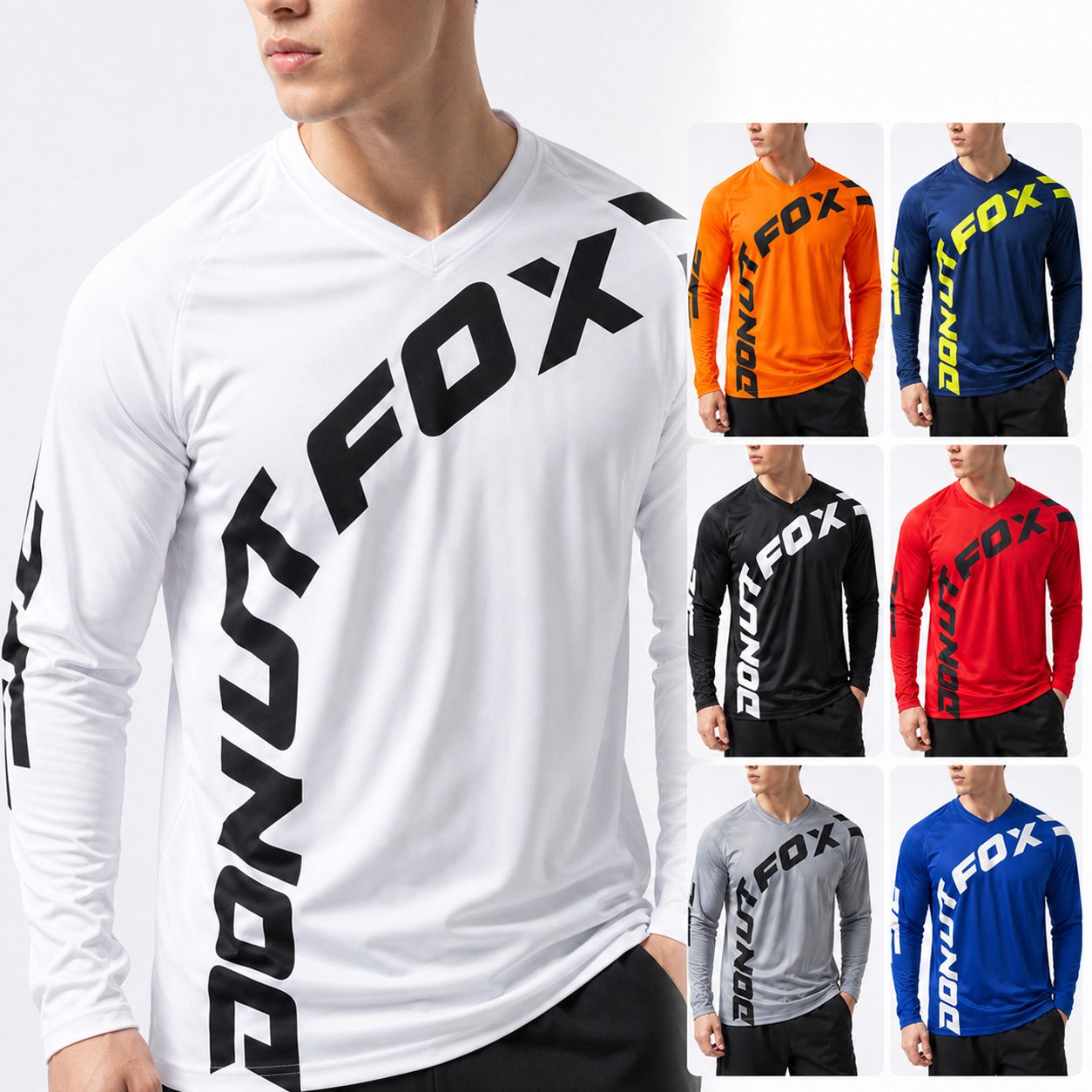 Mountain Biking Shirts - Мужская рубашка с длинным рукавом для