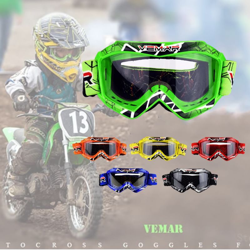 Mountain Biking Helmet - Детские мотоочки Vemar для мотокросса, гонок,