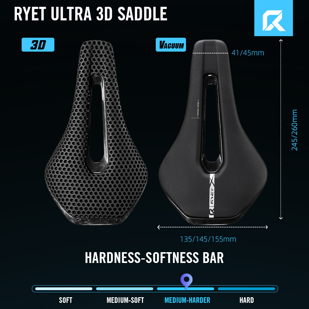 Велосипедное седло RYET из 3D- – обзор и цена Mtb Saddle Lightweight
