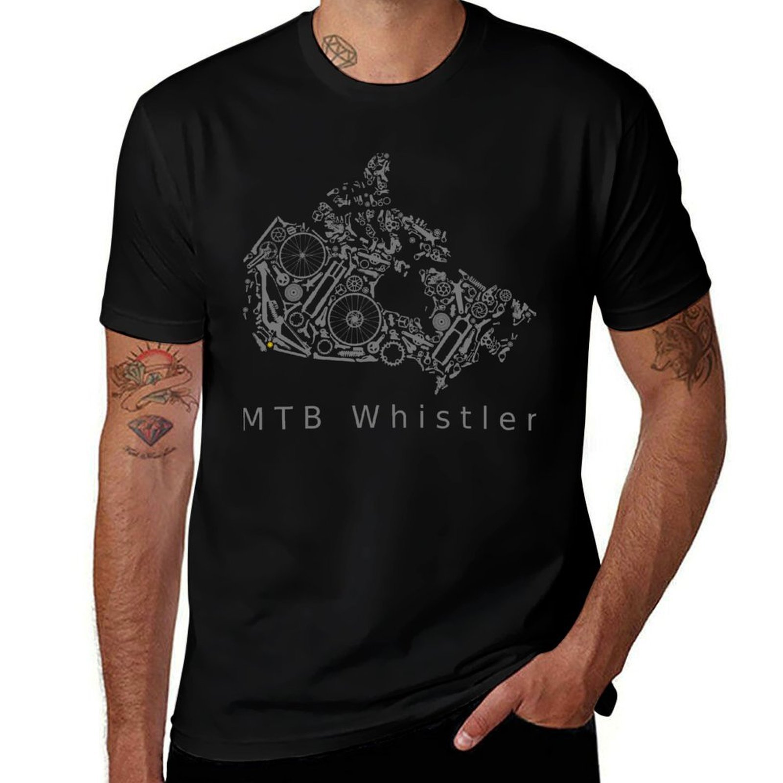 КАНАДА - MTB Whistler, футболк – обзор и цена Mountain Biking Whistler