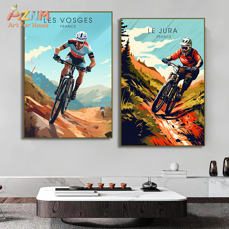Винтажный холст AZNM с изображ – обзор и цена Mountain Biking Extreme