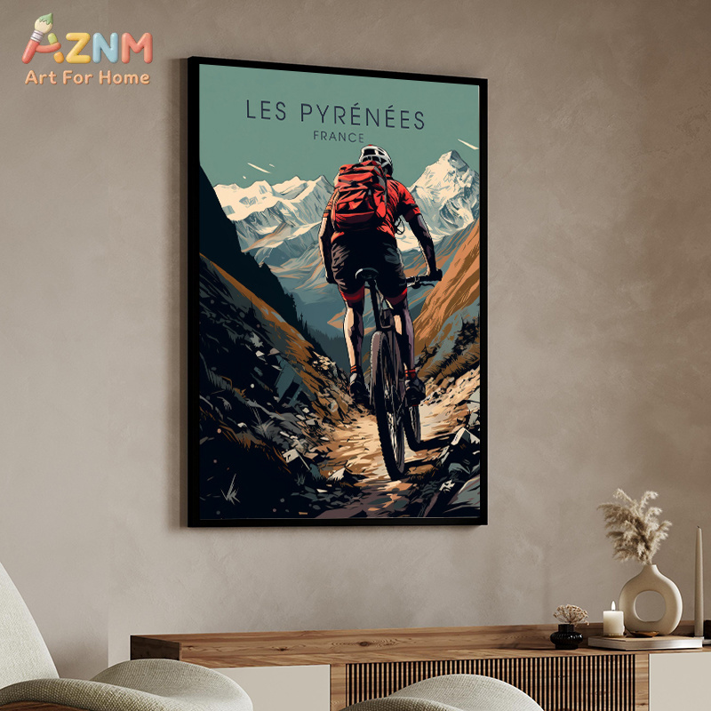 Винтажный холст AZNM с изображ – обзор и цена Mountain Biking Extreme