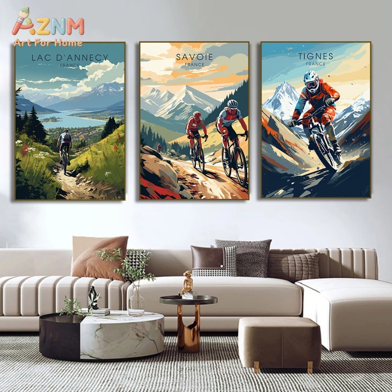 Винтажный холст AZNM с изображ – обзор и цена Mountain Biking Extreme