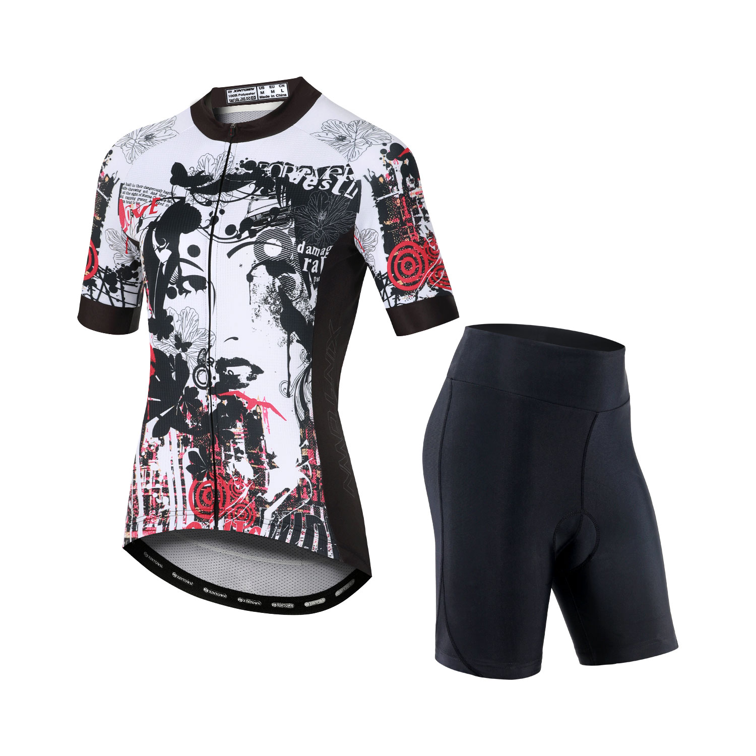 Новый комплект из трикотажа дл – обзор и цена Mountain Biking Outfits Women