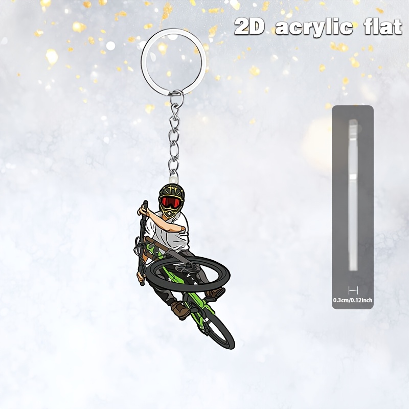 2D-брелок с изображением спорт – обзор и цена Mountain Biking Extreme